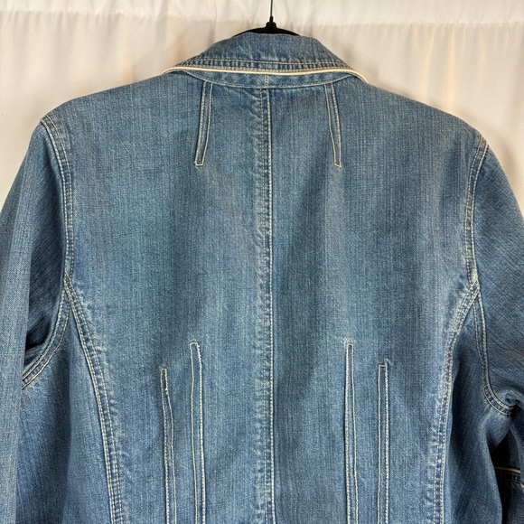 Venezia Blue Denim Jacket with Pink Buttons Vintage 90’s - Picture 11 of 14